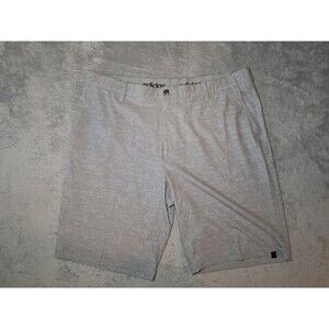 Adidas Shorts Men 40 Adult Casual Gray Pockets Flat Athletic Golf Outdoors